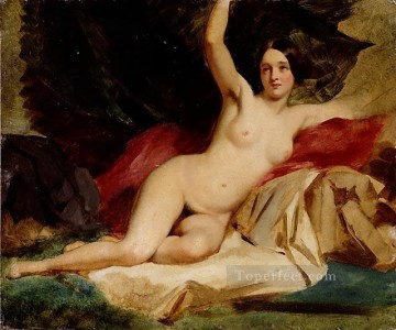 ウィリアム・エティ Painting - 風景の中の女性のヌード ウィリアム・エティ